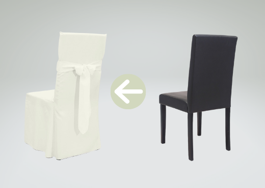 günstige Stuhlhussen Hochzeitsdeko